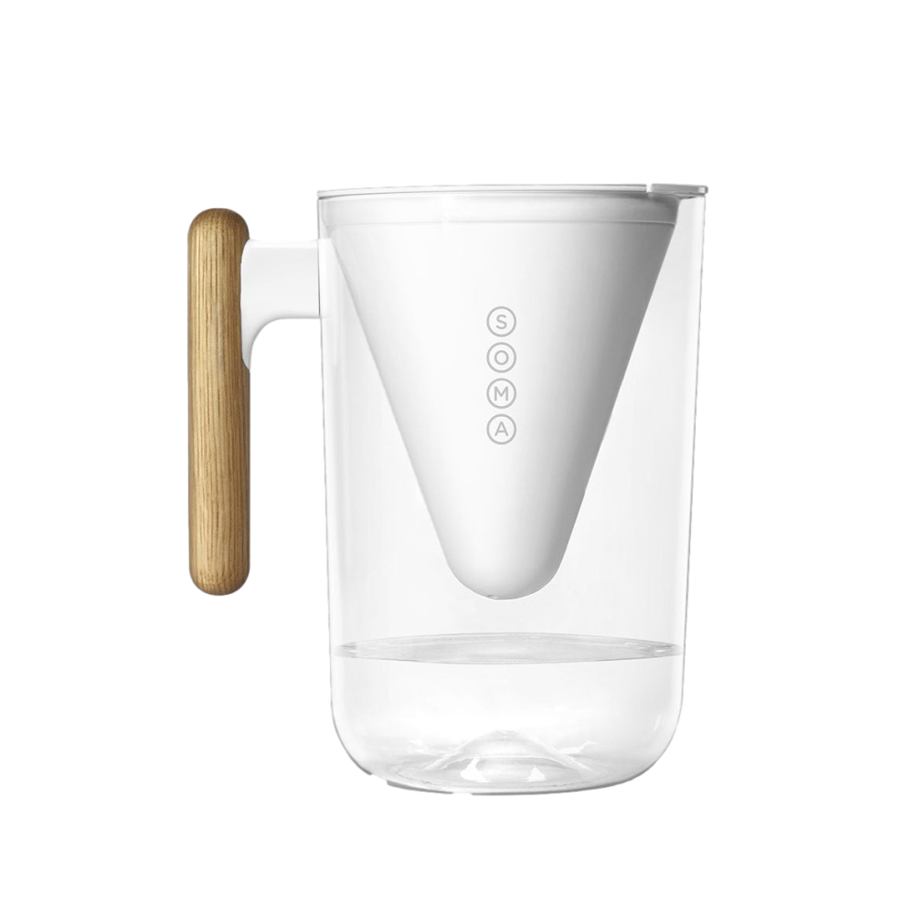Soma Filtered Pitcher with Bamboo Handle